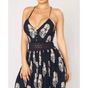 Fashion Nova Holy Slit Dress